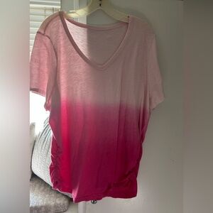 Lane Bryant V-neck ombre shirt